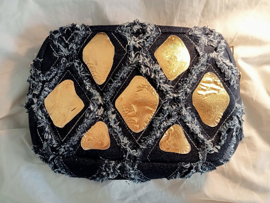 Echtgoldt by Julian Echtgoldt Clutch Tasche Damentasche 24 Karat real Gold