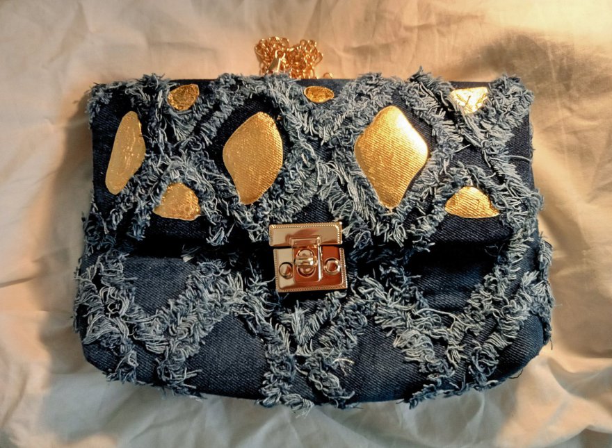 Echtgoldt by Julian Echtgoldt Clutch Tasche Damentasche 24 Karat real Gold